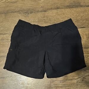Columbia Women Black Athletic Outerwear Swim Shorts Large